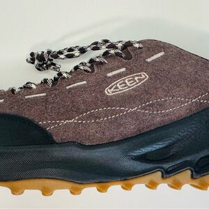 Keen Jasper Zionic Low Mens 11.5 Hiking Trail All Terrain Shoe Java Birch Suede